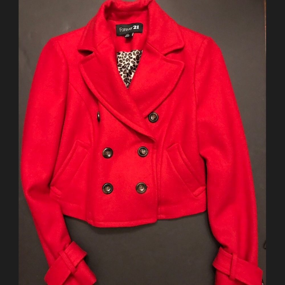 Forever 21 Red Winter Coat